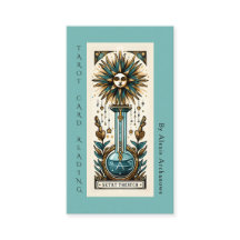 Carte de visite pour la lecture de cartes de tarot