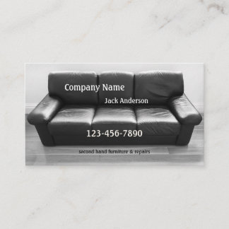 Carte de visite pour la réparation de la sellerie