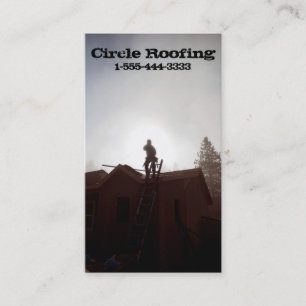 Carte de visite pour le Roofer/construction