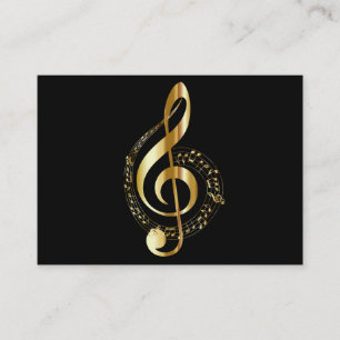 Carte de visite pour leçon de guitare ou de musiqu