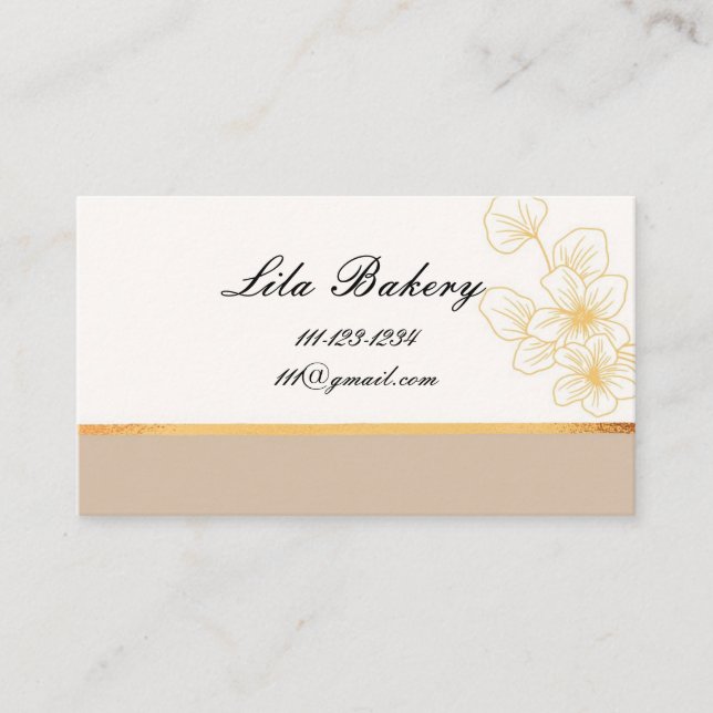 Carte de visite pour les entreprises (Devant)