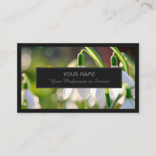 Carte De Visite Pour les experts en fleurs et les fleuristes profe