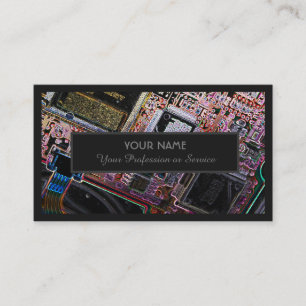 Carte De Visite Pour les experts professionnels en informatique ou