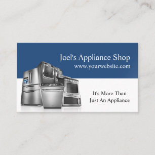 Carte de visite pour magasin d'appareils électromé