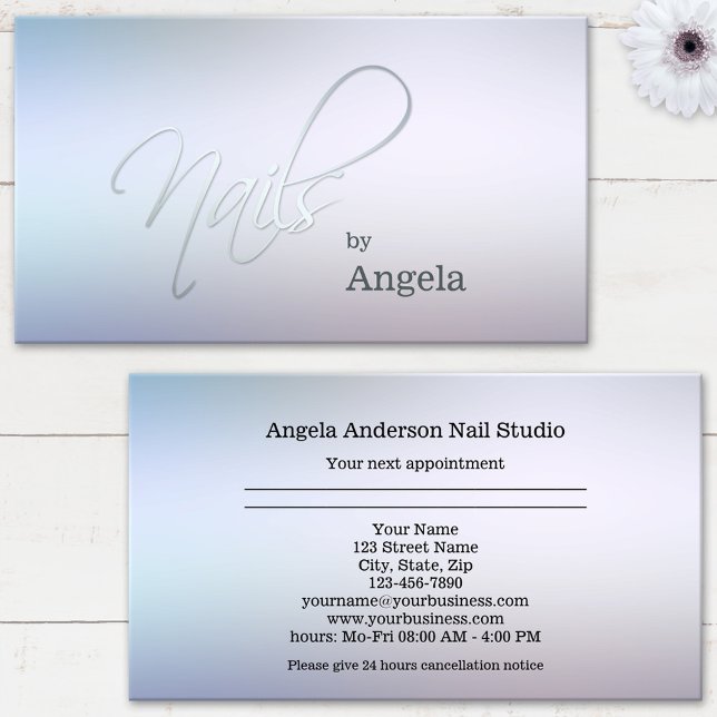Carte de visite pour rendez-vous en studio de manu (Créateur téléchargé)