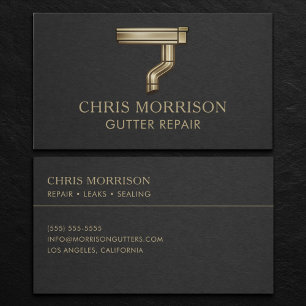 Carte de visite pour réparation de gouttières