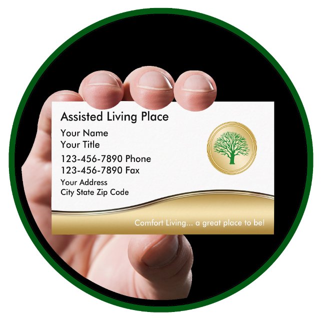 Carte de visite pour résidence avec services (Créateur téléchargé)
