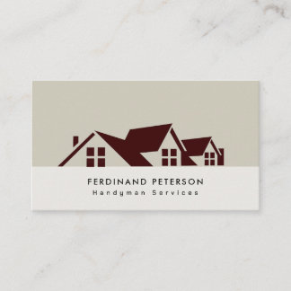 Carte de visite pour services de bricolage à domic