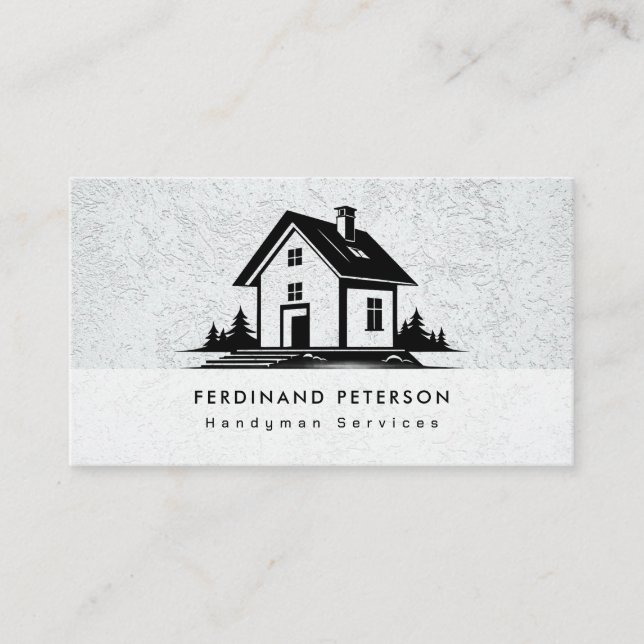 Carte de visite pour services de bricolage à domic (Devant)