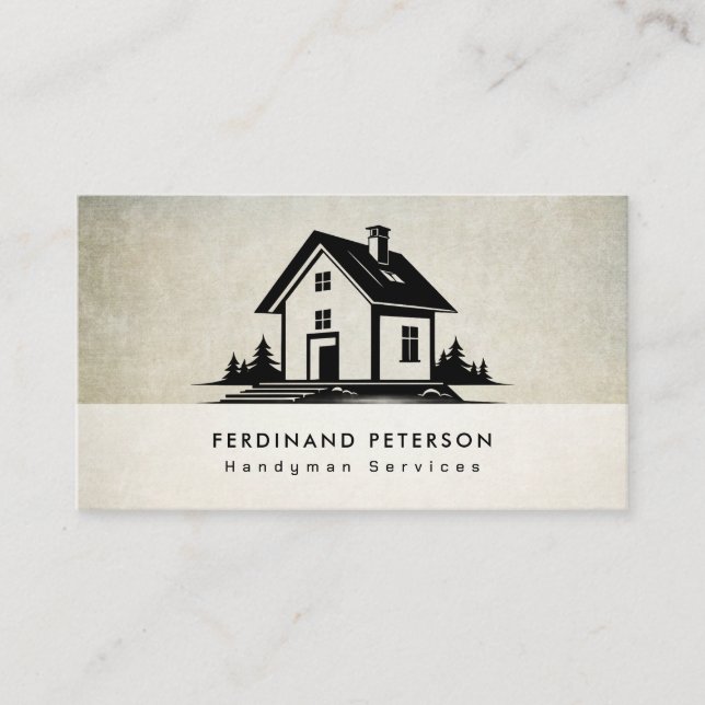 Carte de visite pour services de bricolage à domic (Devant)