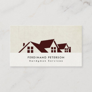 Carte de visite pour services de bricolage à domic