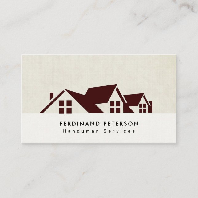 Carte de visite pour services de bricolage à domic (Devant)