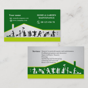 Carte de visite pour services de bricolage et entr