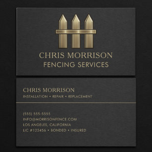 Carte de visite pour services de clôture