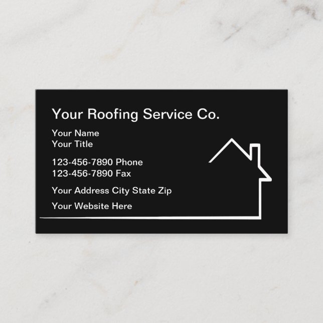 Carte de visite pour services de construction de t (Devant)