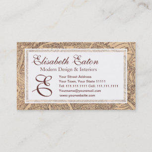 Carte de visite pour un professeur espagnol,