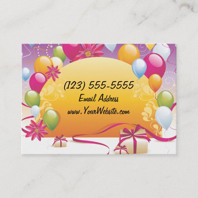 Carte de visite pour un professionnel ou non une (Devant)