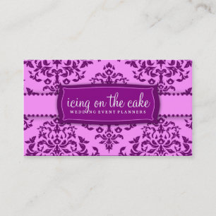Carte De Visite Pourpre de la cerise sur le gâteau 311