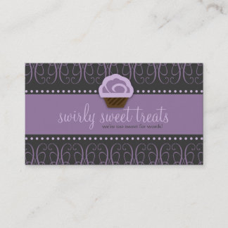 Carte De Visite Pourpre DOUX de tba WINNER-SWIRLY