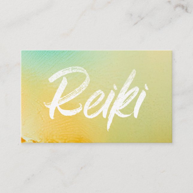 Carte De Visite *~*Praticien de Reiki Master Energy Healer (Devant)