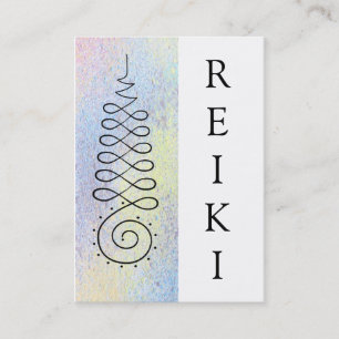 Carte De Visite Praticien principal de Reiki de la géométrie