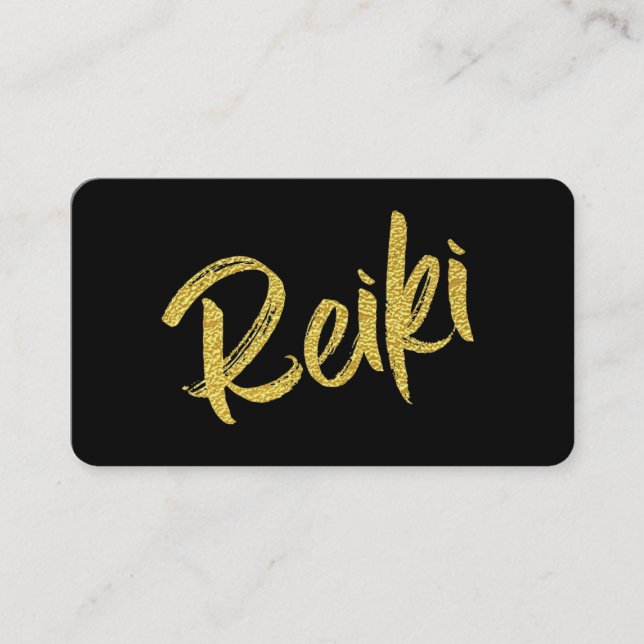 Carte De Visite *~* Praticien Reiki Master Energie Healing (Devant)