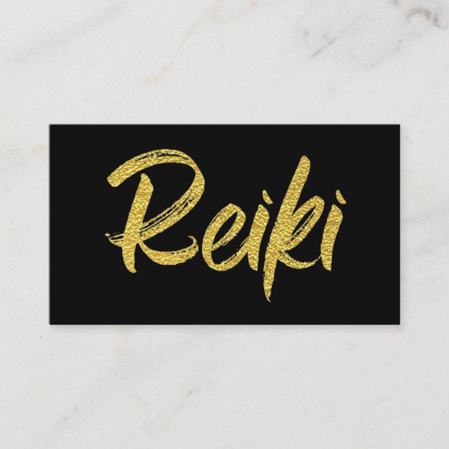 Carte De Visite *~* Praticien Reiki ou maître-soignant en énergie (Devant)
