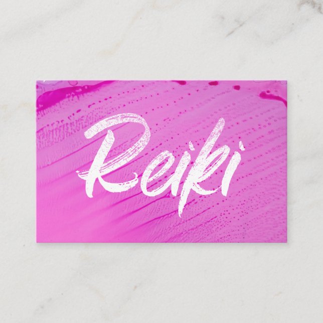 Carte De Visite *~* Praticien Reiki Reiki Master Energy Healing (Devant)