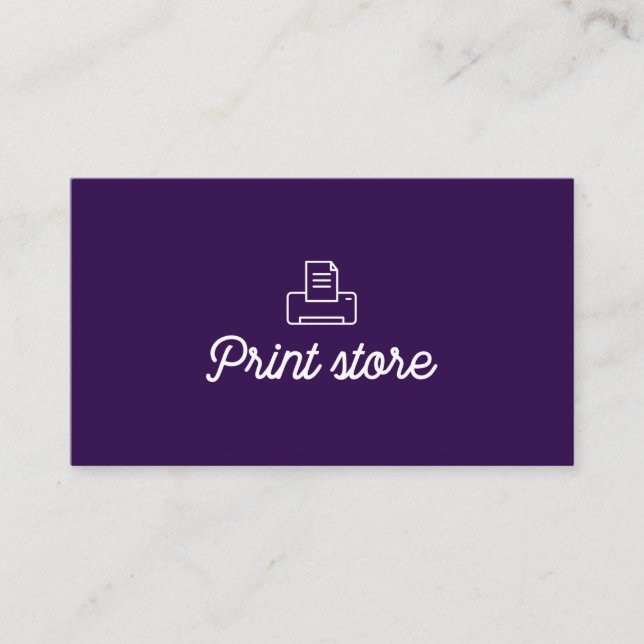 Carte de visite Premium (Devant)