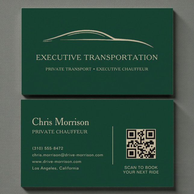Carte De Visite Premium Limo Service Modern (Créateur téléchargé)