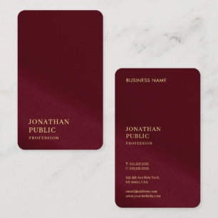 Carte De Visite Premium Linen Ocean Japonais Taille Gold Texte Lux