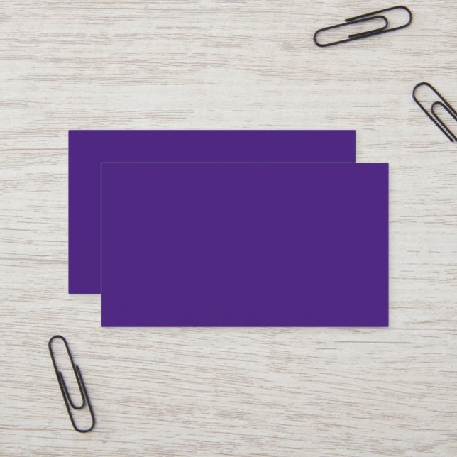 Carte de visite Premium Monster Violet (Devant/Arrière en situation)