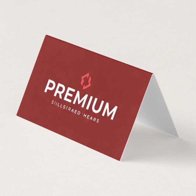 Carte De Visite Premium Red Business (Devant)