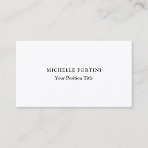 Carte De Visite Premium Silk tendance minimaliste professionnel