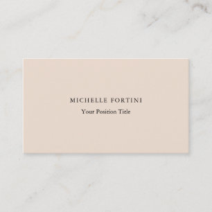 Carte De Visite Premium Silk tendance minimaliste professionnel mo