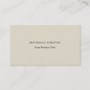 Carte De Visite Premium Silk tendance minimaliste professionnel mo