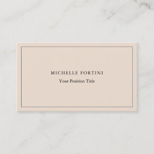 Carte De Visite Premium Silk tendance minimaliste professionnel mo