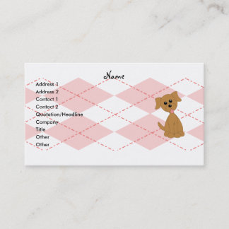 Carte De Visite Preppy Puppy