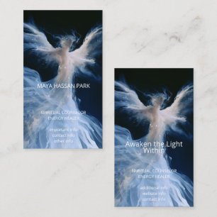 Carte De Visite Présence Lumineuse Ange ailé