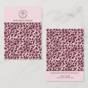 Carte De Visite Présentoir à boucles d'oreilles à motif imprimé an