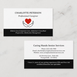 Carte De Visite Prestataire de soins de santé professionnel