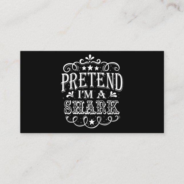 Carte De Visite Pretend Poison de Shark (Devant)