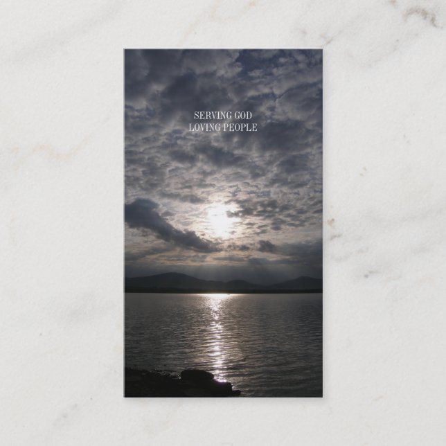 Carte De Visite Prêtre du pasteur | du chrétien | (Devant)