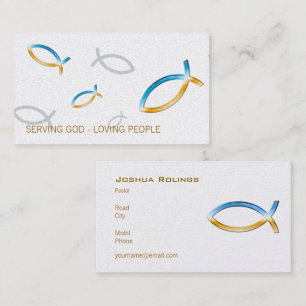 Carte De Visite Prêtre du pasteur   du chrétien  