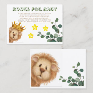 Carte De Visite Prince Lion Golden Crown Books for Baby Enclôture