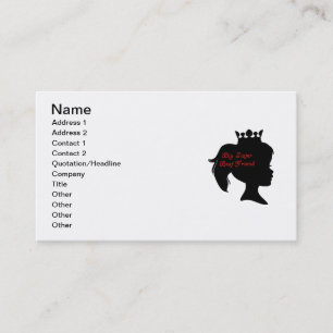 Carte De Visite Princesse Big Soeur Meilleur Ami