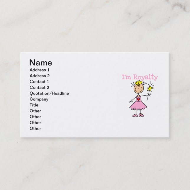 Carte De Visite Princesse Royale (Devant)