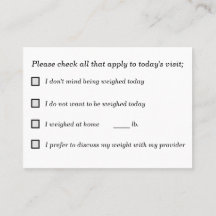 Prise de décision partagée pour les pesées