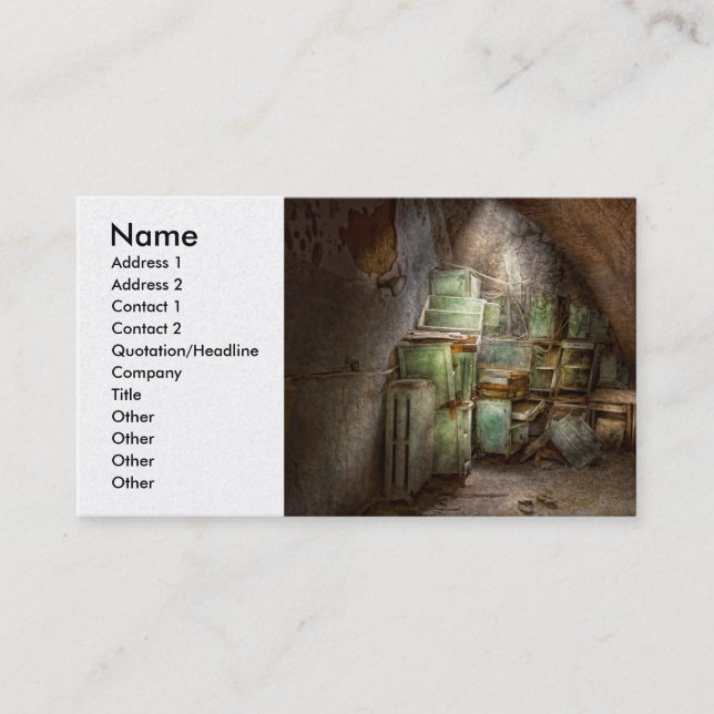 Carte De Visite Prison - Membre du Cabinet (Devant)