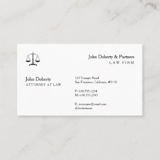 Carte De Visite Procureur | Classy